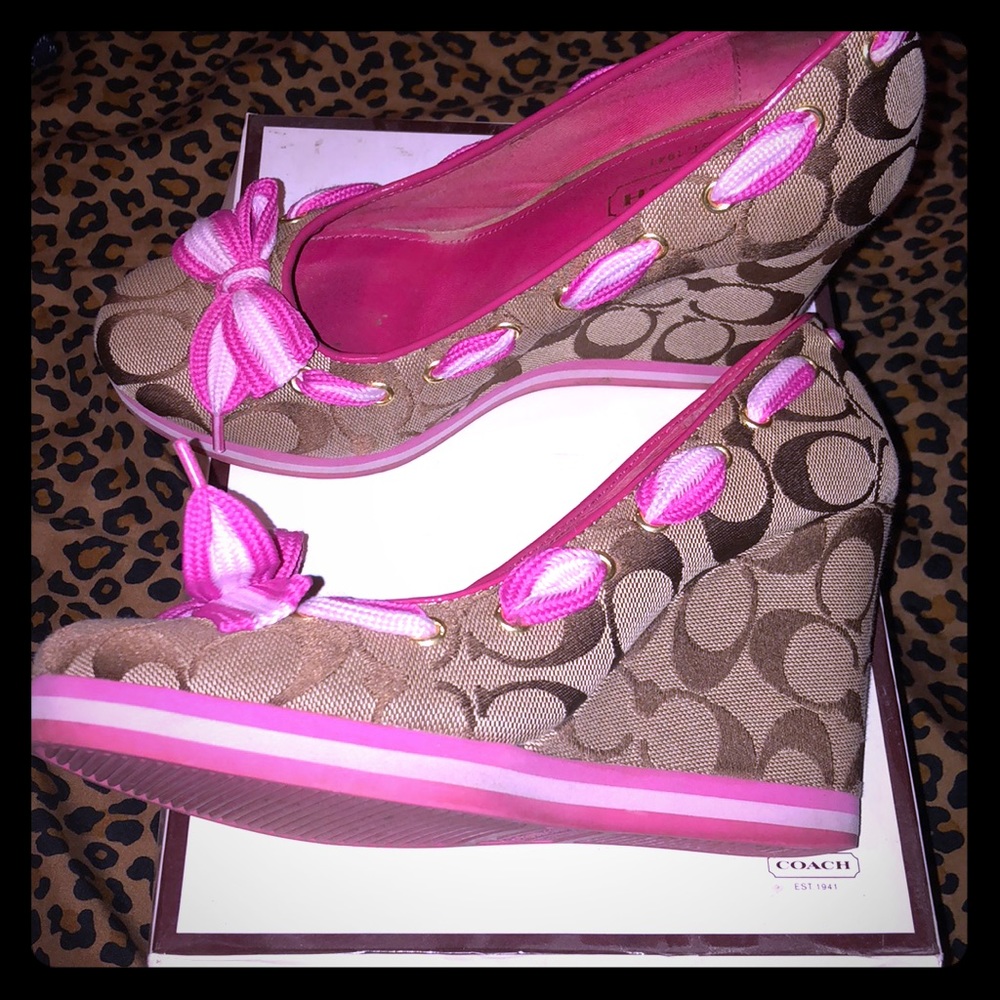 Coach wedges honestly flawless